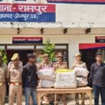 Large consignment of cannabis seized at Bhadohi-Jaunpur border; two arrested with 1.20 quintals of the contraband