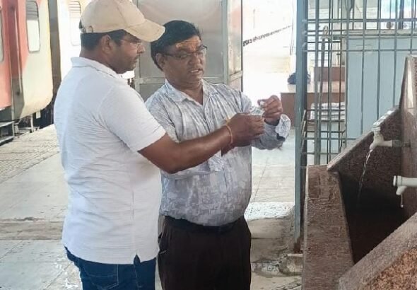 Intensive testing of drinking water quality in North Eastern Railway; all samples conform to standards.