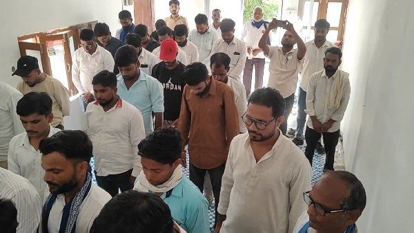 Bhim Army-Azad Samaj Party organizes a condolence meeting over the Ram Lagan Maurya murder case.