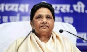 Mayawati attacks SP-Congress; says adopting the color blue won't change the mindset.