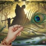 Why does a peacock feather adorn Shri Krishna's crown? Discover the mythological stories and spiritual mysteries associated with it.