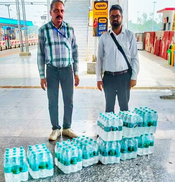 10 crates of substandard water seized from Sadbhavana Express pantry car