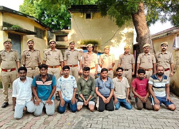 Eight arrested for inciting riots and obstructing official duty
