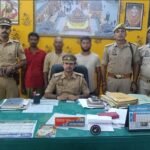 10 animals crammed into a pickup truck recovered; Sindhora police apprehend three individuals