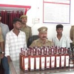 Swift action by Sigra Police: Two smugglers arrested with 75 liters of illicit Indian-Made Foreign Liquor (IMFL); major seizure made under the leadership of Station House Officer Shivakant Mishra.