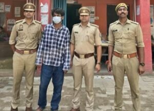 Accused arrested for molesting and making obscene remarks to a female student; scooter used in the incident recovered