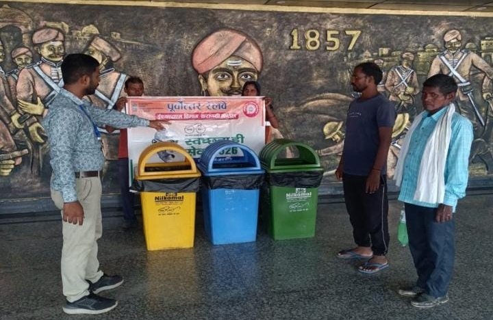 Passengers sensitized through cleanliness drives, rallies, and street plays at stations