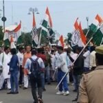 Ayodhya: Congress stages a massive protest against Gyanesh Kumar; party members demand his resignation.