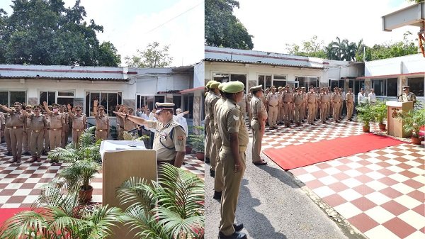 National Unity Day observed with a pledge to uphold the nation's unity and integrity; ADG Naveen Arora administers the oath to police officers and personnel.