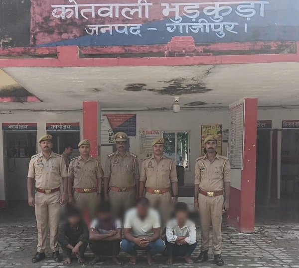 Major action by Bhudkuda police in gang-rape case; four wanted accused arrested.