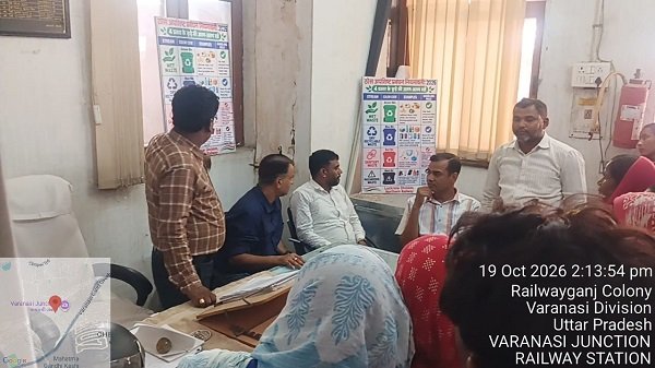 A New Initiative for Cleanliness: Interaction with Sanitation Staff at Varanasi Junction; Promoting Waste Segregation through Four-Colored Dustbins