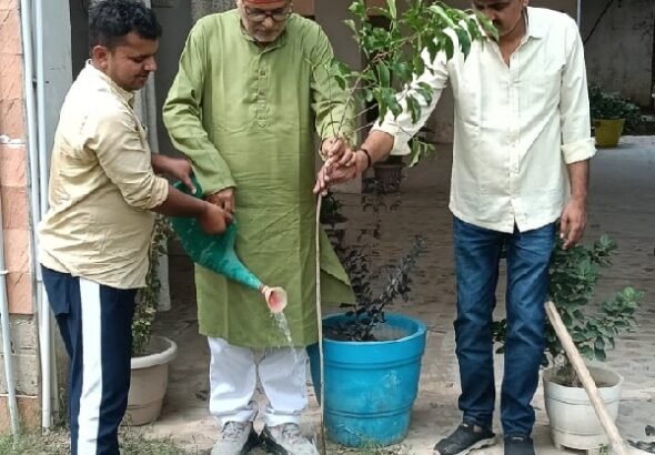 Massive cleanliness drive held at Ganga ghats; message of 'Clean Kashi, Green Kashi' conveyed alongside tree plantation