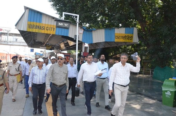 General Manager of North Eastern Railway, Uday Borwankar, conducts an intensive inspection of four railway stations; reviews everything from safety protocols to passenger amenities.